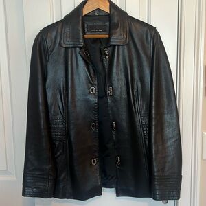 Vintage Jones New York Leather Jacket, Size L